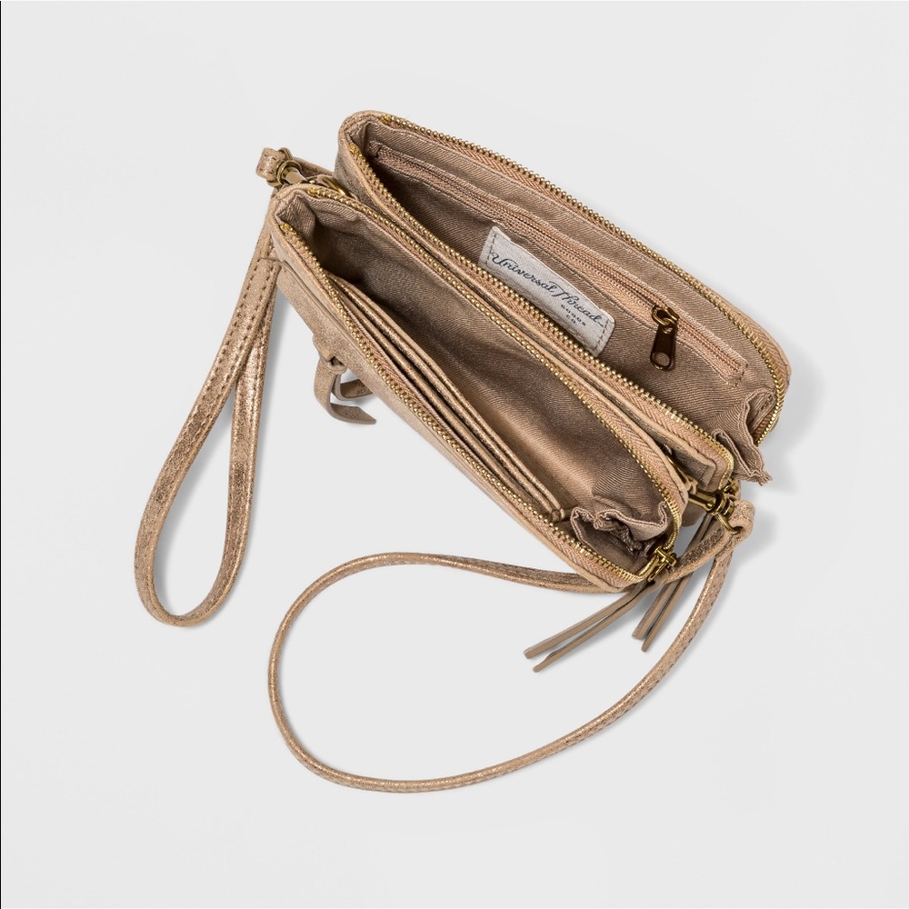 UNIVERSAL THREAD Metallic 🖤GOLD Wallet Purse NWT